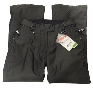 Marker LOGIX SERIES Ski Snow Pants Black Mid Rise Seam Sealed Insulated Womens 1